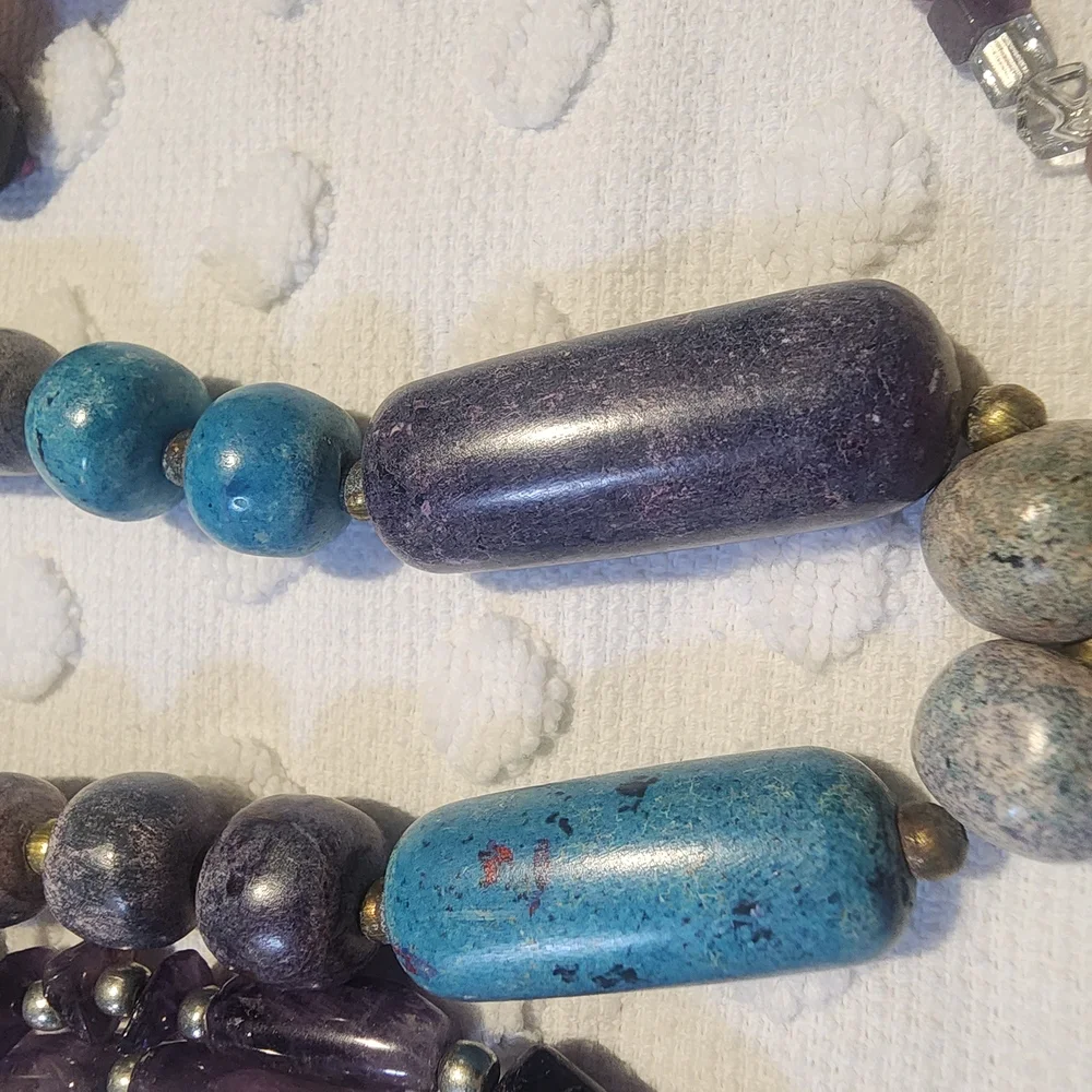 18pc Vintage Natural Stone Jewerly Lot - Picture 11 of 14